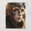 Recherche de futuristes cartes postales Science fiction