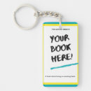 Search for book rectangular keychains Writer