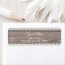 Search for weathered wood return address labels Bride