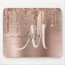Search for rose pink mousepads Brushed metal