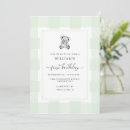 Recherche de green 1ans anniversaire invitations Ours en peluche