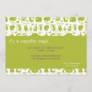 Search for monsters halloween invitations Children halloween party