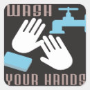 Search for hand wash stickers Bathroom