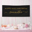 Search for 60th birthday banners Gold
