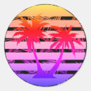 Search for palm tree silhouette stickers Sun