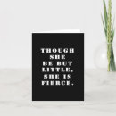 Search for thoughfulness cards Though she be little