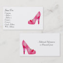 Recherche de chaussures cartes visite Floral