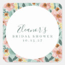 Search for mint and pink stickers Bridal shower