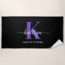 Search for purple beach towels Initial