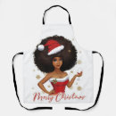 Search for mr and mrs claus aprons Santa
