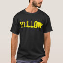 Recherche de police jaune tshirts Texte