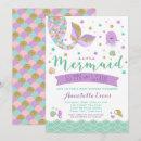 Recherche de mermaid baby shower fille invitations Sous la mer