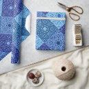 Recherche de nuances de bleu papier cadeau Motif