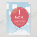 Search for red balloons invitations Stylish