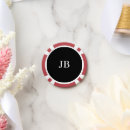 Recherche de papillon jetons poker Noir et blanc