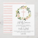 Search for botanical first communion invitations Holy