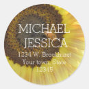 Recherche de sunflower address stickers Tournesol