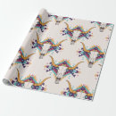 Search for cow skull wrapping paper Bull