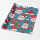 Search for chris wrapping paper Santa