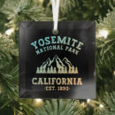Search for yosemite national park ornaments California