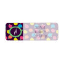 Search for neon blue return address labels Yellow