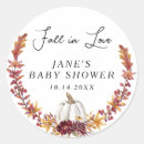 Search for fall harvest stickers Fall baby shower