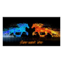 Recherche de les feux posters Bleu