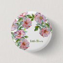 Search for flower design buttons Watercolor
