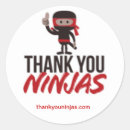 Recherche de ninjas autocollants Merci
