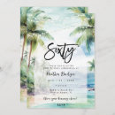 Search for beach 60th birthday invitations Ocean
