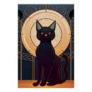 Search for art deco cats posters Black cat