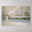 Recherche de scène de neige posters Monet
