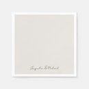 Search for modern wedding napkins Script