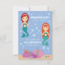 Recherche de mermaid anniversaire invitations Crabe