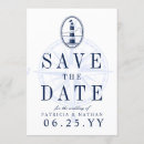 Search for lighthouse save the dates Nautical