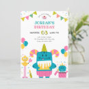 Search for cartoon monsters invitations Cute