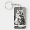 Search for striped cat keychains Grey