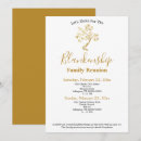 Search for family gathering invitations Black and white