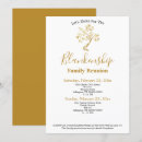 Search for family gathering invitations Black and white