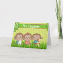 Search for triplet birth announcement cards Girl