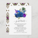 Recherche de quinceanera enclosure cards Bleu