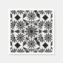 Recherche de mandala blanc serviettes Noir et blanc