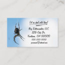 Search for creepy business cards Arachnid