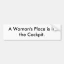 Search for place bumper stickers Woman