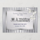 Search for 25th anniversary wedding save the dates Silver