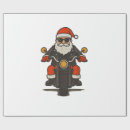 Search for motorcycle christmas wrapping paper Merry