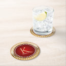Search for red and gold coasters Glam