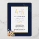 Search for dark blue invitations Rustic