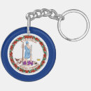 Search for virginia state flag keychains America