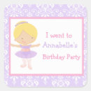 Search for ballerina party stickers Girl